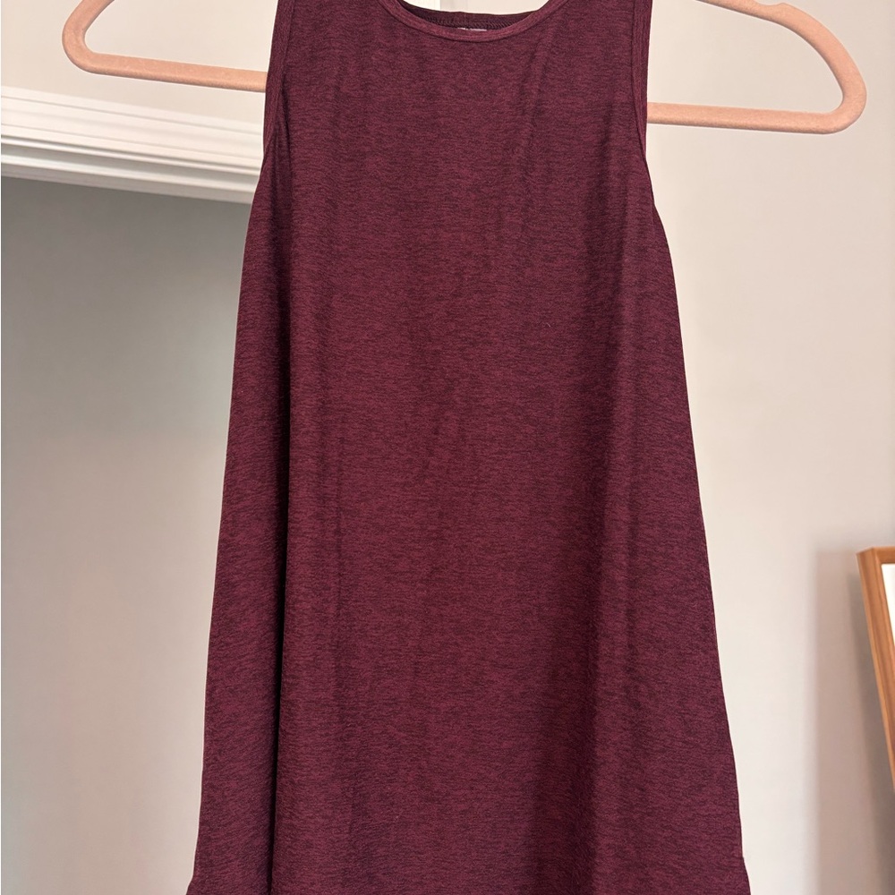 CALIA by Carrie Underwood Burgundy Tank Top